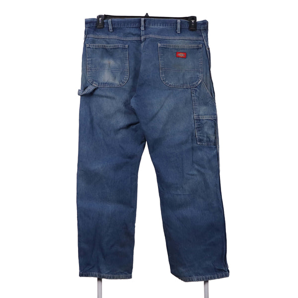 Dickies 90's Baggu Cargo Carpenter Workwear Denim Jeans / Pants 40 Blue