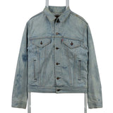 Levi's 90's Acid Wash Long Sleeve Button Up Denim Jacket Medium (missing sizing label) Blue