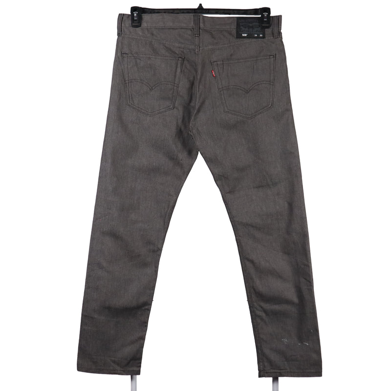 Levi's 90's 508 Denim Straight Leg Jeans / Pants 34 x 30 Grey