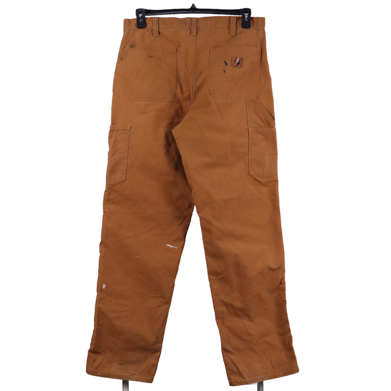 Carhartt 90's Dungaree Fit Baggy Relaxed Fit Jeans / Pants 34 x 34 Brown