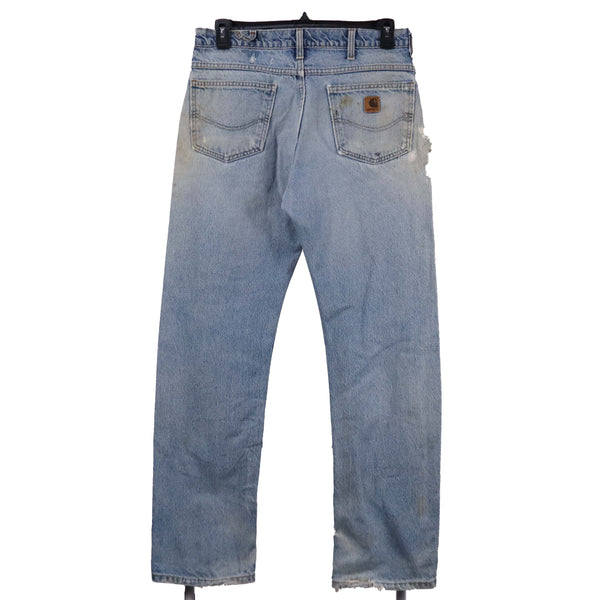 Carhartt 90's Denim Straight Leg Jeans / Pants 34 x 32 Blue