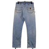 Carhartt 90's Denim Straight Leg Jeans / Pants 34 x 32 Blue