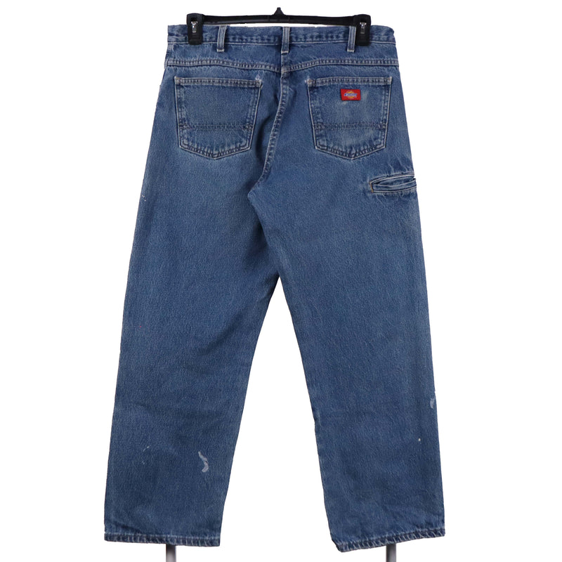 Dickies 90's Denim Baggy Jeans / Pants 34 x 30 Blue