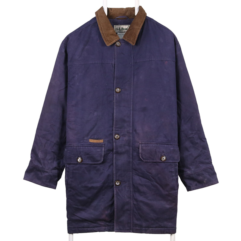 L.L.Bean 90's Denim Button Up Workwear Jacket XXXXLarge (4XL) Blue