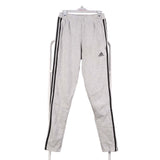 Adidas 90's Striped Straight Leg Relaxed Fit Trousers / Pants XSmall Grey