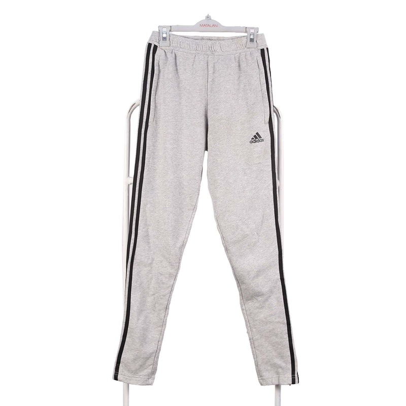 Adidas 90's Striped Straight Leg Relaxed Fit Trousers / Pants XSmall Grey
