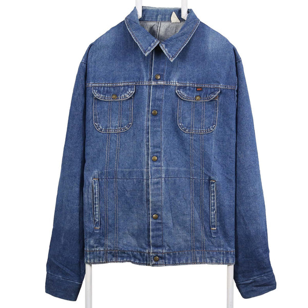 KEY 90's Denim Denim Jacket XXLarge (missing sizing label) Blue