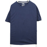 Starter 90's Plain Short Sleeve Crewneck T Shirt XLarge Navy Blue