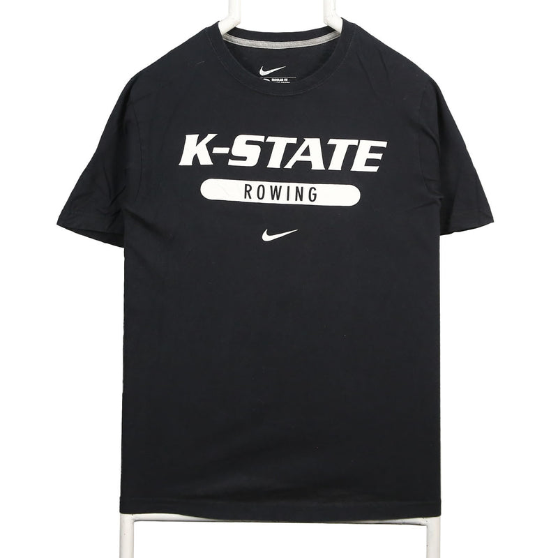 Nike 90's K State Rowing Short Sleeve Crewneck T Shirt Small Black