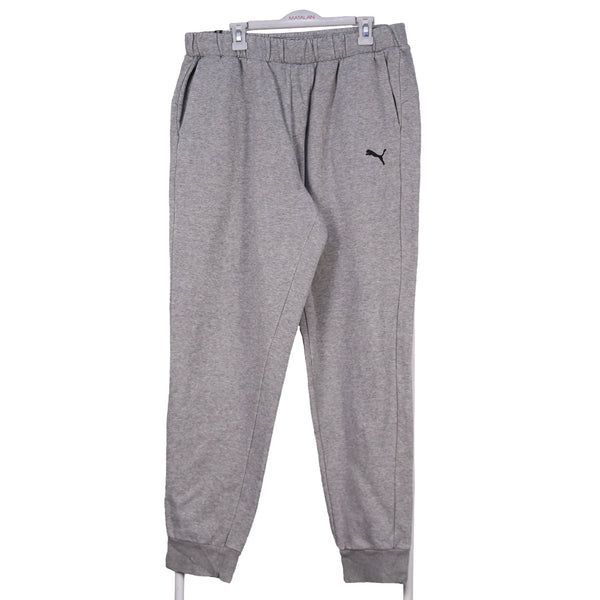 Puma 90's Elasticated Waistband Drawstrings Joggers / Sweatpants XLarge Grey