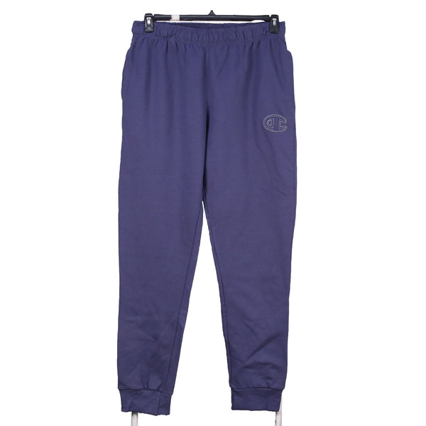 Champion 90's Drawstring Elasticated Waistband Joggers / Sweatpants XLarge Navy Blue