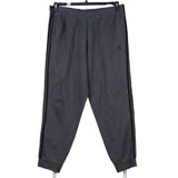 Adidas 90's Baggy Striped small logo Trousers / Pants XLarge Grey