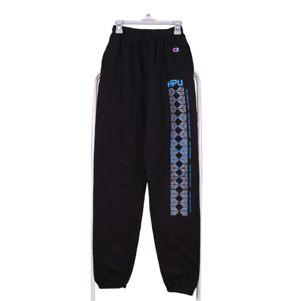 Champion 90's Jogging Bottoms cuffed Single Stitch Trousers / Pants Small Black