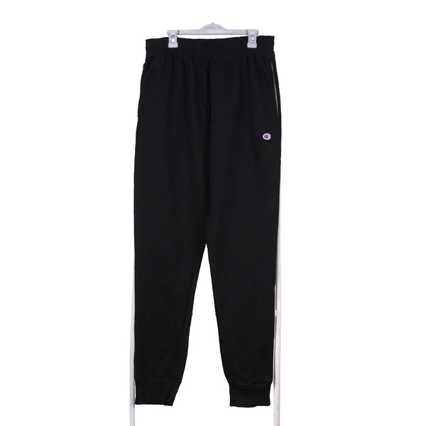 Champion 90's small logo cuffed Lightweight Trousers / Pants Large Black