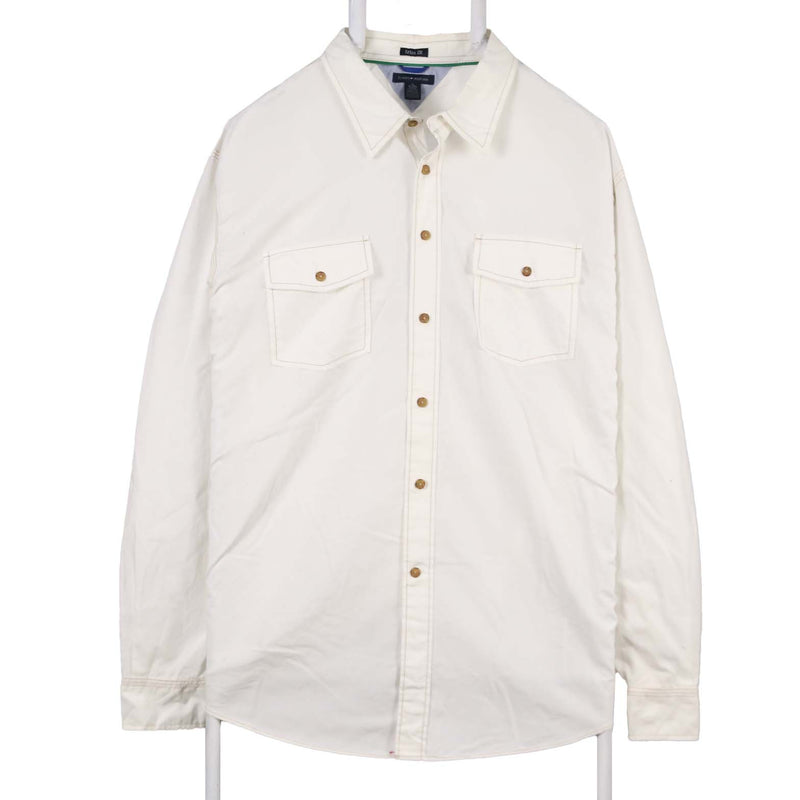 Tommy Hilfiger 90's Long Sleeve Button Up Shirt XLarge White