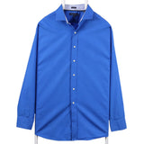 Tommy Hilfiger 90's Plain Long Sleeve Button Up Shirt XLarge (missing sizing label) Blue