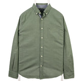 Nautica 90's Button Up Long Sleeve Shirt Medium Green