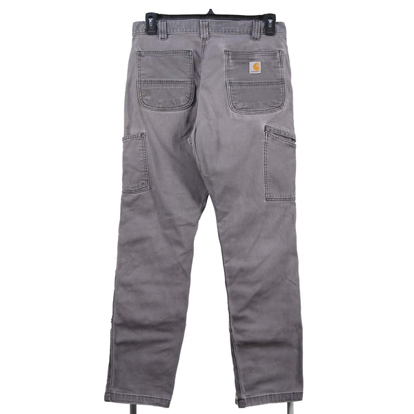 Carhartt 90's Cargo Baggy Carpenter Workwear Straight Leg Jeans / Pants 33 Grey