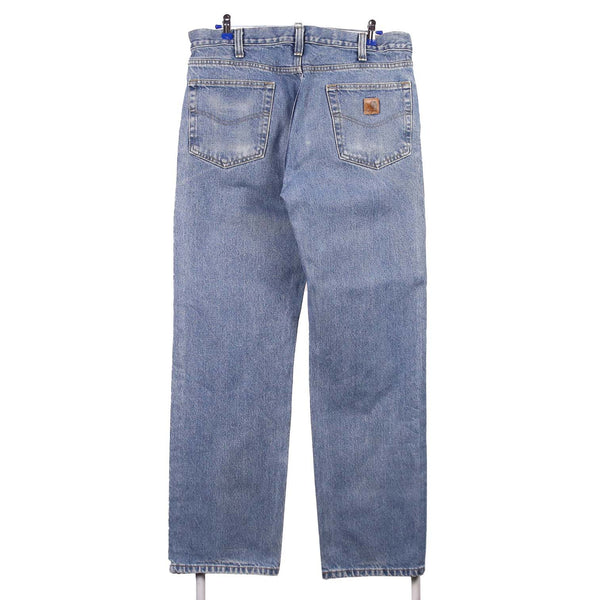 Carhartt 90's Men's Blue Jeans Straight Leg Relaxed Fit Jeans / Pants 38 Blue