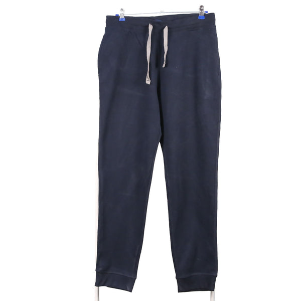 Nautica 90's Jogging Bottoms Elasticated Waistband Drawstrings cuffed Joggers / Sweatpants XLarge Navy Blue