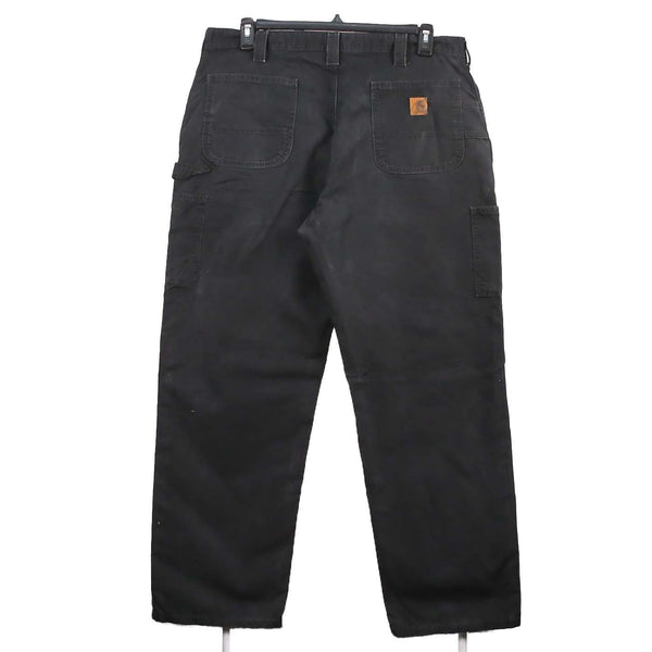 Carhartt 90's Carpenter Workwear Cargo Baggy Jeans / Pants 40 Black