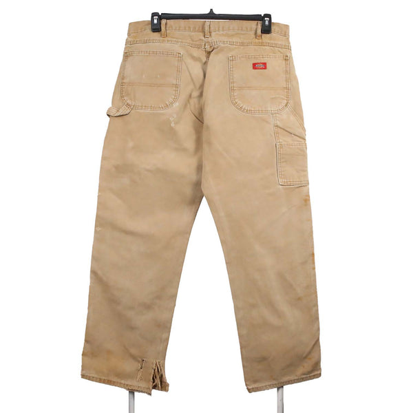 Dickies 90's Cargo Carpenter Workwear Denim Jeans / Pants 38 Tan Brown