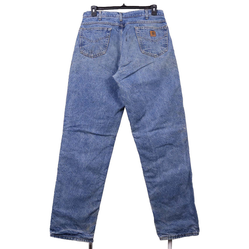 Carhartt 90's Denim Baggy Bootcut Jeans / Pants 36 x 34 Blue