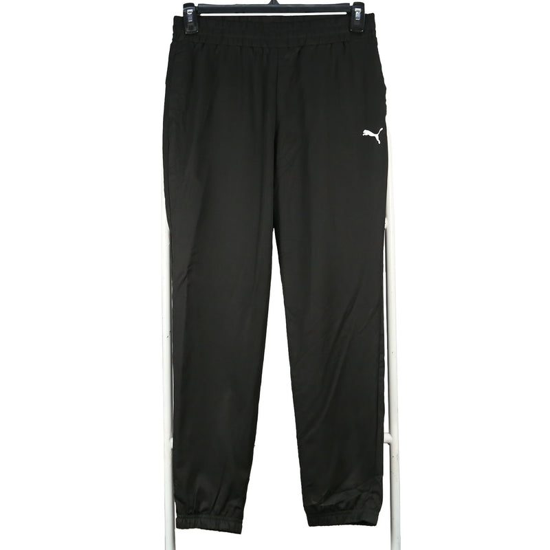 Puma  Elasticated Waistband Drawstrings Nylon Sportswear Joggers / Sweatpants 28 Black