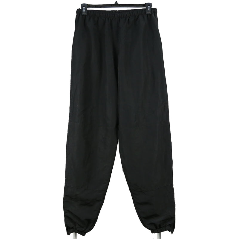 Vintage club 00's Y2K Baggy Nylon Sportswear Trousers / Pants Large Black