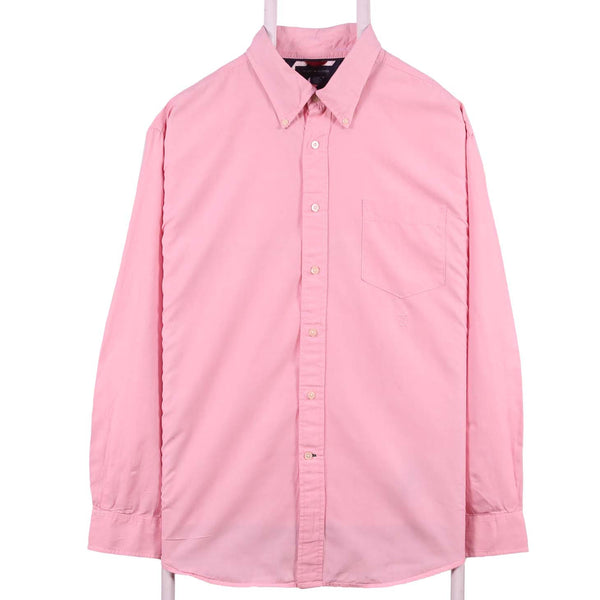 Tommy Hilfiger 90's Long Sleeve Button Up Shirt XLarge Pink