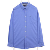 Tommy Hilfiger 90's Long Sleeve Button Up Plain Shirt XXLarge (2XL) Blue