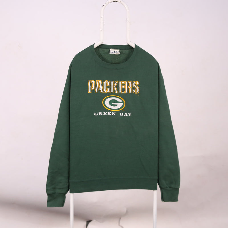Lee Sport 90's Green Bay Packers NFL Crewneck Sweatshirt Large Green