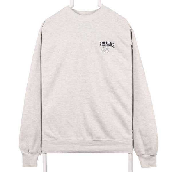 Champion 90's Air Force Crewneck Sweatshirt XLarge Grey