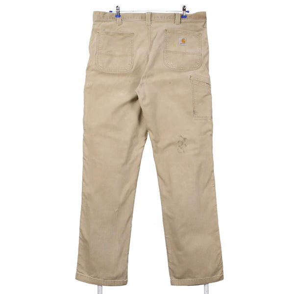 Carhartt 90's Chino Cargo Carpenter Workwear Jeans / Pants 38 Beige Cream