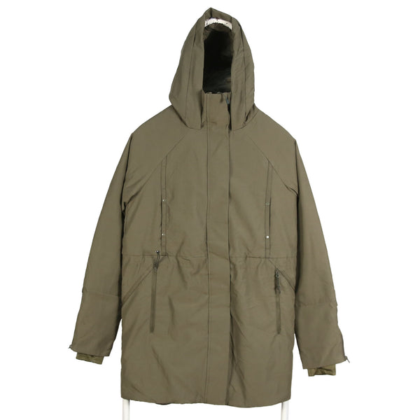 Champion 90's Hooded Zip Up Waterproof Parka XSmall Khaki Green