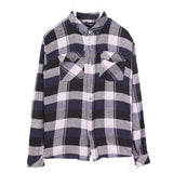 Architect Jean 90's Long Sleeve Button Up Check Shirt XLarge Grey