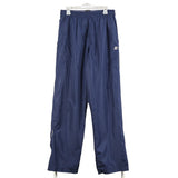 S STAR 90's Drawstring Elasticated Waistband Nylon Sportswear Joggers / Sweatpants Medium Blue