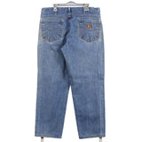 Carhartt 90's Light Wash Denim Jeans / Pants 36 Blue