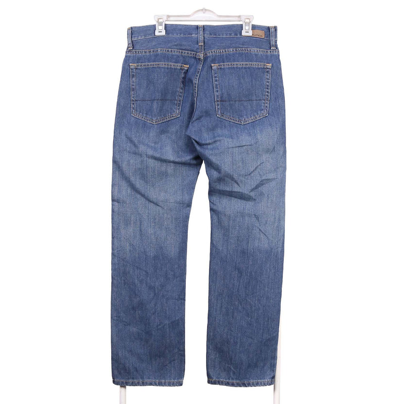Nauitca 90's Slim Denim Jeans / Pants 32 Blue