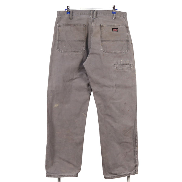 Dickies 90's Carpenter Workwear Straight Leg Jeans / Pants 34 Grey