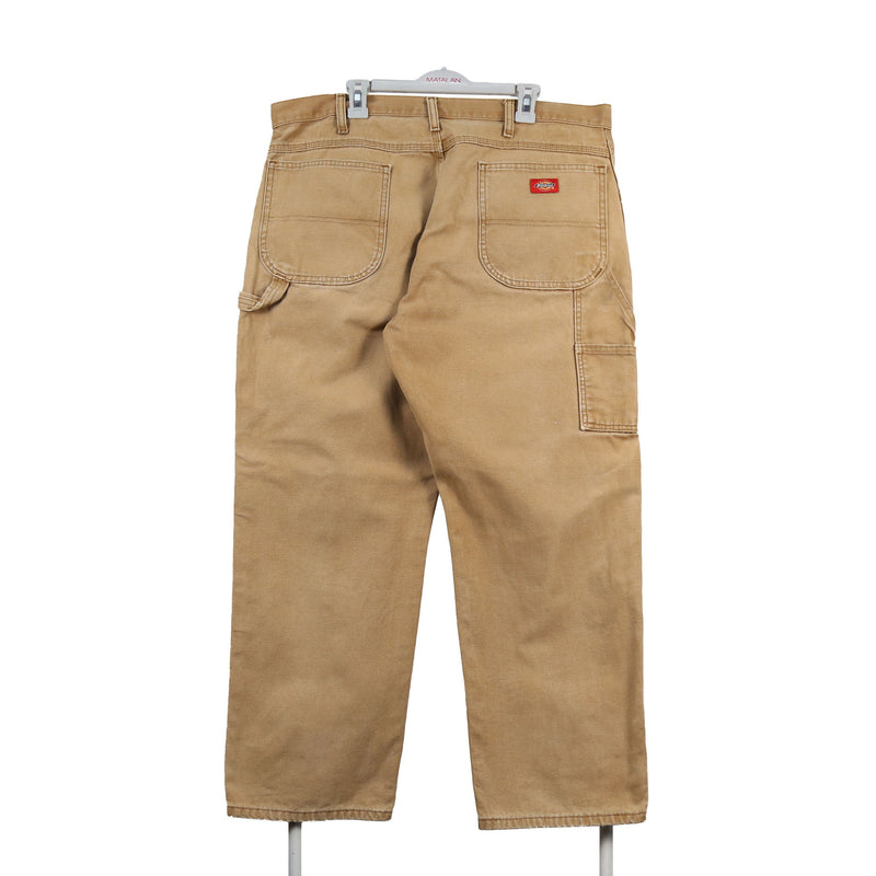 Dickies 90's Baggy Carpenter Workwear Denim Trousers / Pants 38 Beige Cream