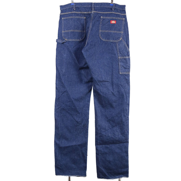 Dickies 90's Carpenter Workwear Cargo Denim Jeans / Pants 36 Blue