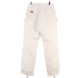 Dickies 90's Carpenter Workwear Cargo Trousers / Pants 32 White