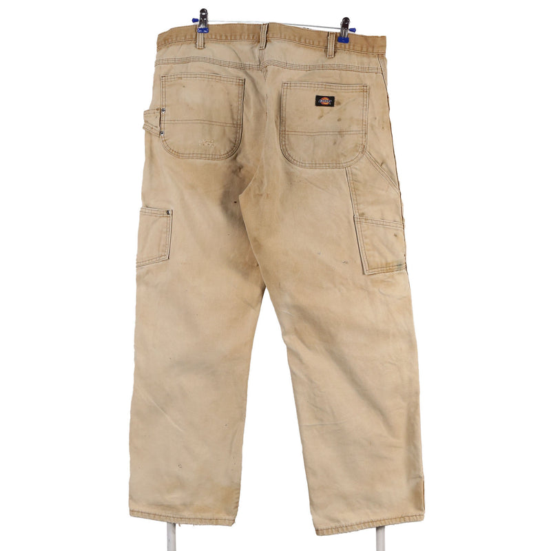 Dickies 90's Relaxed Fit Carpenter Workwear Denim Trousers / Pants 38 Tan Brown