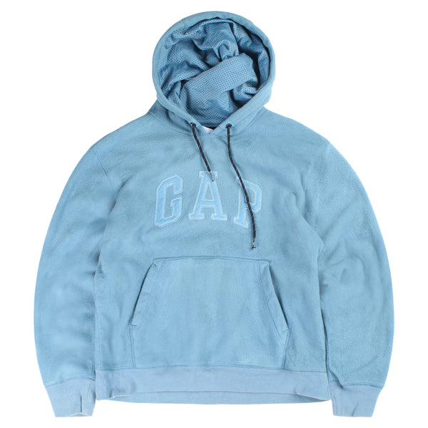 Gap  Spellout Fleece Pullover Hoodie XSmall Blue