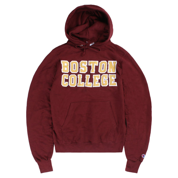 Champion  Boston College Hoodie XSmall Burgundy Red