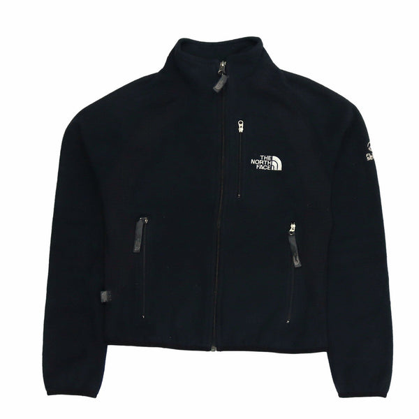 The North Face 90's Spellout Zip Up Fleece XSmall  Black