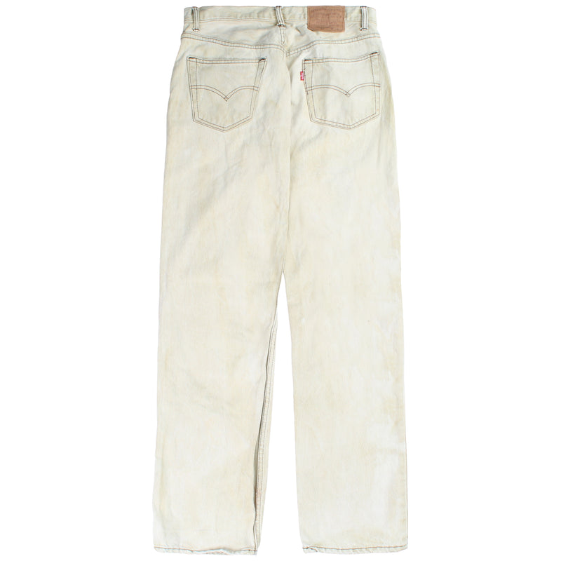 Levi's  501 Denim Baggy Jeans / Pants 36 Beige Cream