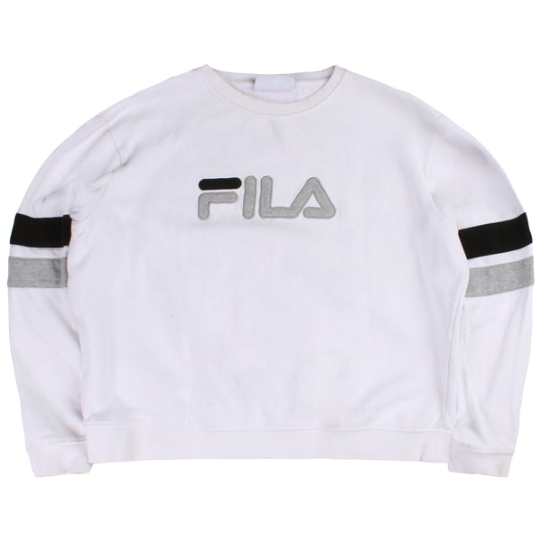 fil  Spellout Heavyweight Sweatshirt XXLarge (2XL) White