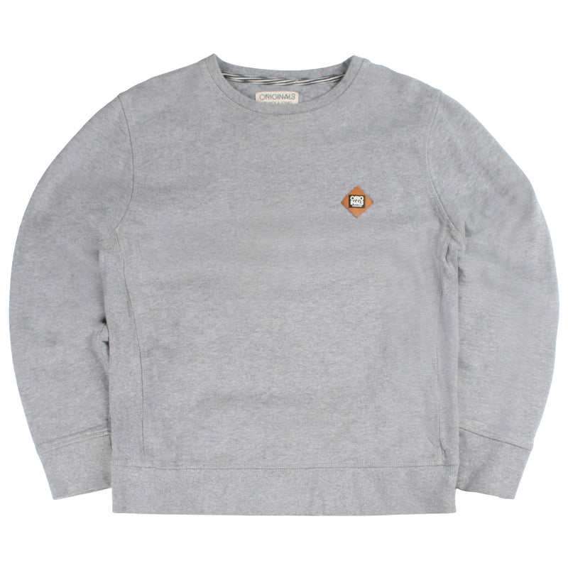 Jack & Jones  Heavyweight Crewneck Sweatshirt Large Grey